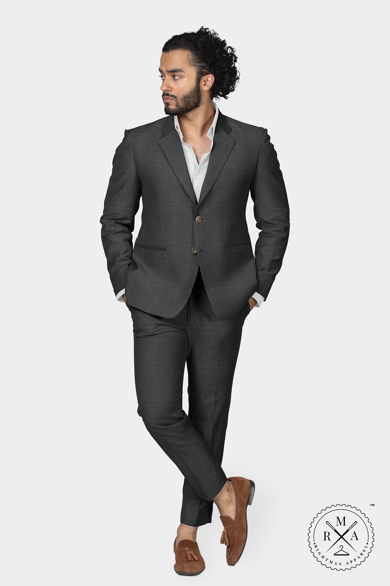 Rich Graphite Symphony Two Piece Suit SU245